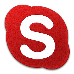 Skype Red Icon 256x256 png